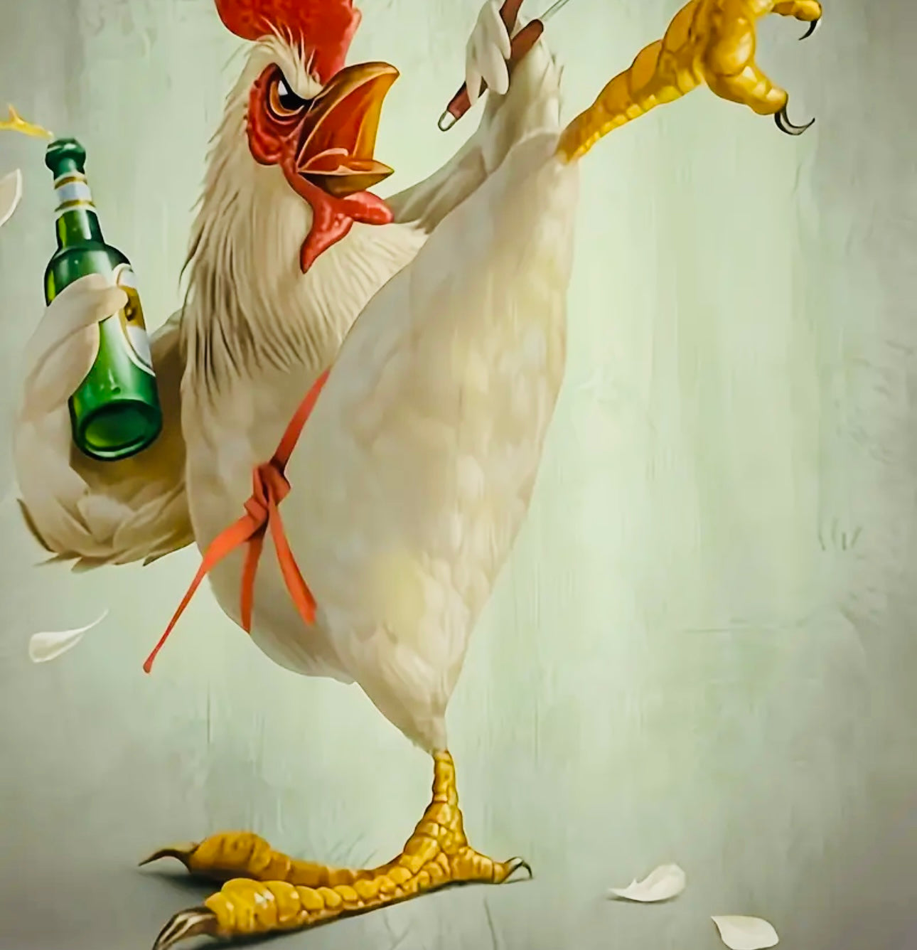 "KUNG FU ROOSTER" Men's Shirt