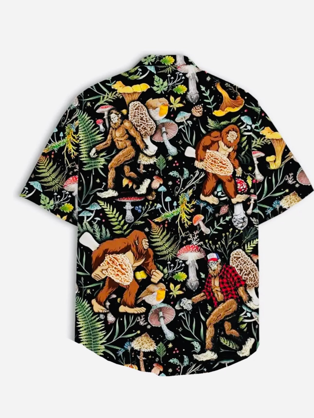"SASQUATCH MUSHROOMS" Men's Shirt