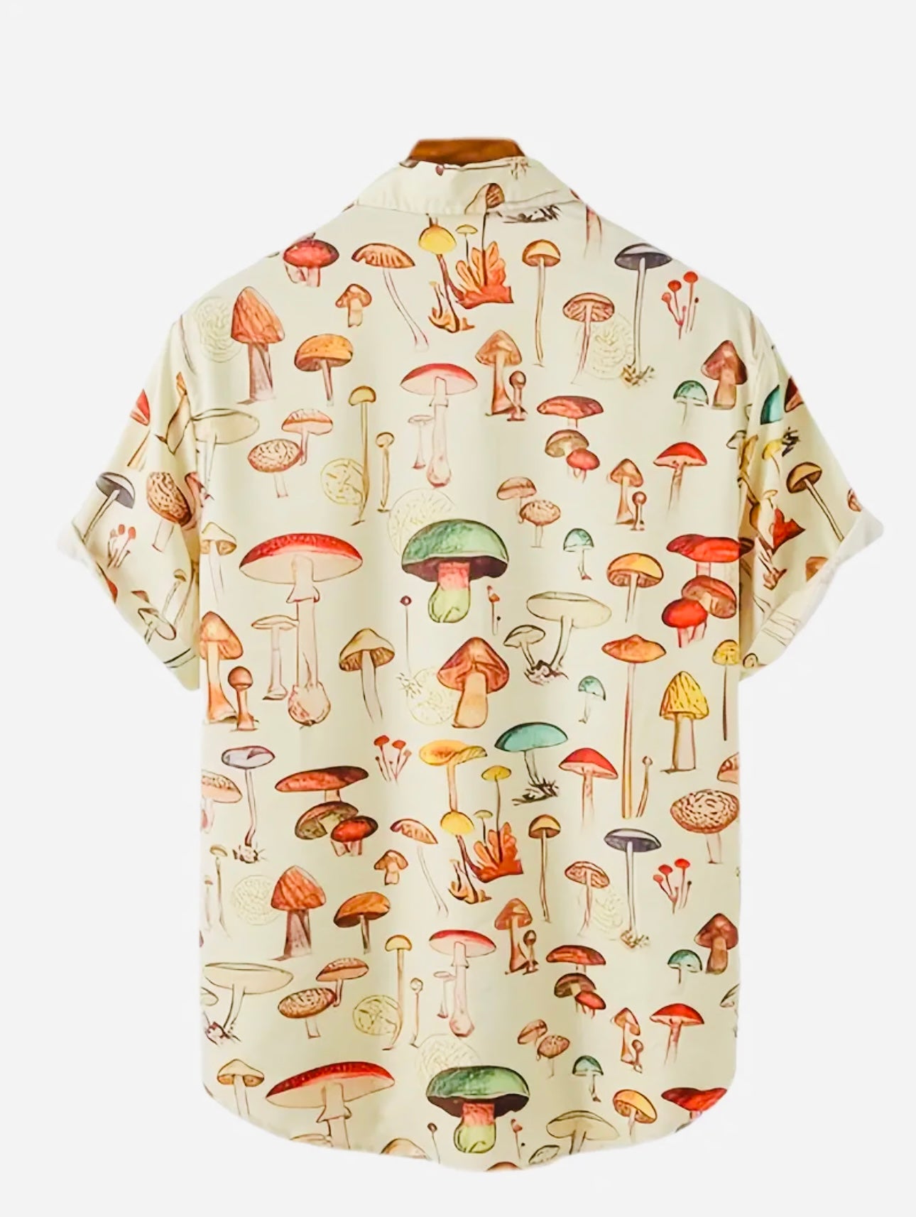 "BEIGE MUSHROOMS" Men's Shirt